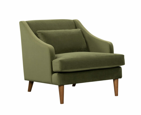 Bridget Club Chair (Green Velvet) Wichita