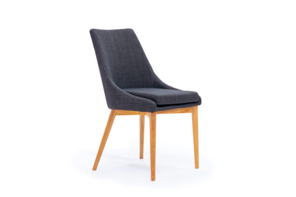 Fritz Dining Chair (Dark Gray, Natural Legs) Wichita