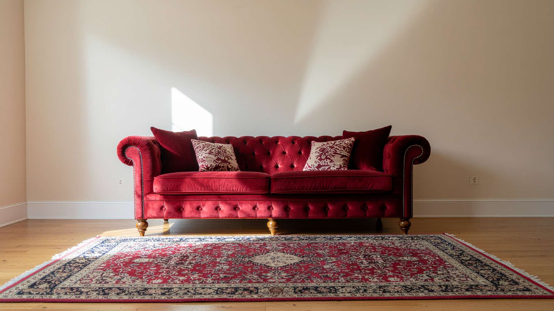 Burgundy Sofa